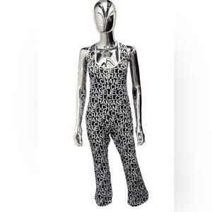 Chanel Monochrome Logo Jumpsuit